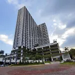 Homey And Cozy Living Studio Amartha View Apartment By Travelio