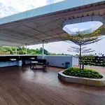 Homey And Cozy Living Studio Amartha View Apartment By Travelio